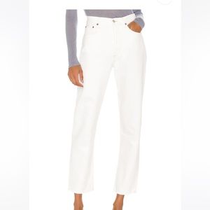 Brand New! Agolde 90s pinch waist in porcelain size 28